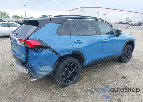 2022 Toyota Rav4 Hybrid Xse из США, поврежденный, VIN 2T3E6RFV6NW032773
